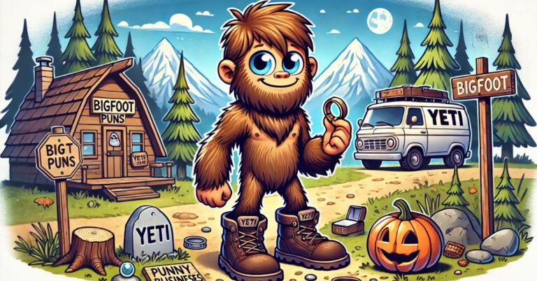 240+ Bigfoot Puns That Will Leave You Howling’ with Laughter And Believing In The Unbelievable ?